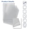 Better Office Products Sheet Protectors, Textured, 8.5in. x 11in. Anti Glare, Top Load, 200PK 81853 - alternate 2